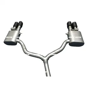 Manufacturer Supply 304 Stainless Steel Exhaust System Catback For Audi A4 A5