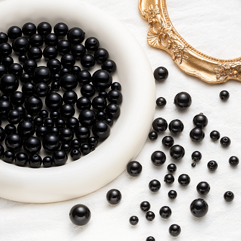 Various Shapes Size Pearl Beads Plastic