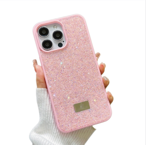 เคสโทรศัพท์ iPhone 18 17 16 15 14 13 12 11 Pro Max แบบเต็มตัวประดับเพชร คริสตัลวิบวับ  ซิลิโคนกันกระแทก - Product Image 1