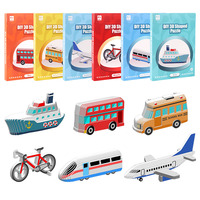 Rompecabezas 3D de Papel de Avión, Modelo de Aeronave para Armar, Juguete Educativo STEM, Regalo Promocional, Venta al Por Mayor Global Bridge