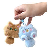 Porte-clés chat en peluche doux et mignon à longue queue, pendentif de sac, jouet de dessin animé Kawaii, accessoires pour filles et couples, le plus vendu