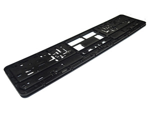 License Plate Frame,Euro Style <b>Plastic</b> Waterproof License Plate Frame with U-Shaped Clip - Customizable Logo <b>Strip</b> - Product Image 6