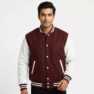 <b>Top</b> Sale Product New Slim Fit Men Satin Varsity Jackets 100% Polyester Satin Jacket Satin Bomber Jacket for Men - Product Image 1