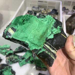 <span class=keywords><strong>Pietre</strong></span> Semi <span class=keywords><strong>preziose</strong></span> naturali della materia prima grezza della pietra preziosa all'ingrosso della Variscite per la decorazione domestica - Product Image 1
