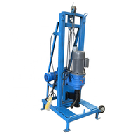 Prix bas, équipement de forage de sol électrique domestique de 80 m, mini-machine de forage de puits d'eau