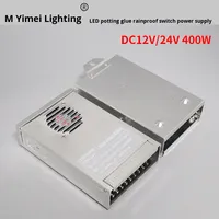 Projecteur LED extérieur étanche avec transformateur intégré 24V >500W, alimentation à courant constant pour signalétique