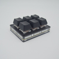 Clavier USB à 6 touches, programmable, avec macros personnalisées, touches de raccourci à une touche, mini clavier mécanique, mini interrupteur
