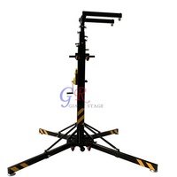 Torre de Soporte de Trípode con Manivela para Iluminación Line Array de Alta Resistencia de 6 m de Altura