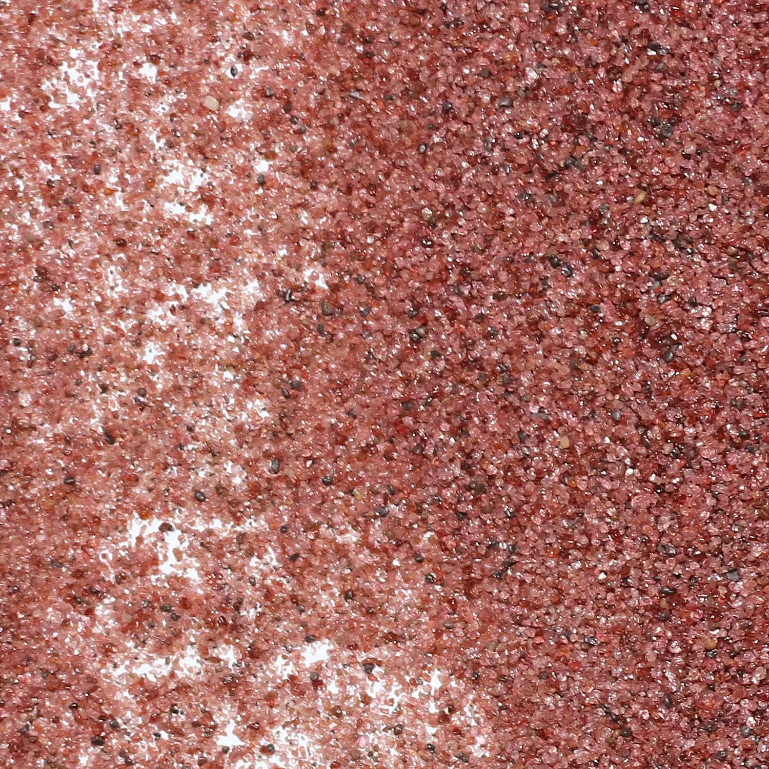 Échantillon gratuit 3060 #80 # Nettoyer le matériau de coupe sans poussière rose sable de mer grenat sable sud-africain
