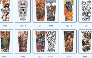 Manches de Tatouage de Qualité Supérieure, Personnalisables, Fraîches, Protection Solaire, Cyclisme, Nylon Très Élastique - Product Image 6