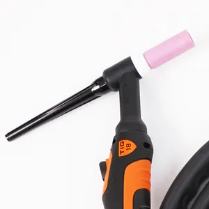 TIG18 Arc Argon TIG Welding Torch Accessories Water Cooled Head with Flexible Handle With Valve