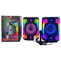 KTS-1766 açık Boombox plaj şarj edilebilir ev sineması kablosuz Am Fm ses ses hoparlörü Mic hoparlör ile taşınabilir radyo
