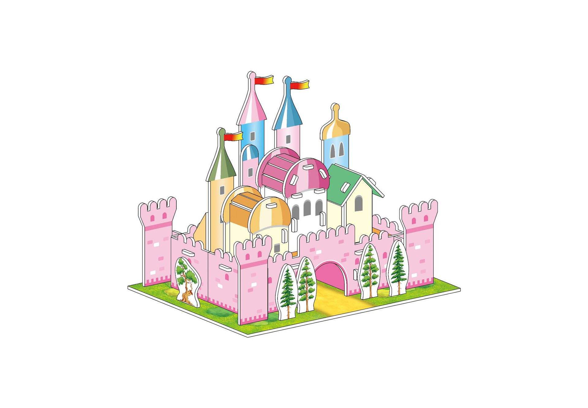 1890-c château arc-en-ciel