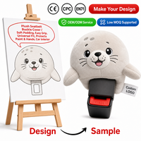 Produsen Mainan Boneka Plush Kustom Penutup Gesper Sabuk Pengaman Mobil Berbentuk Boneka Plush Empuk Mudah Digenggam Cocok untuk Semua Mobil Interior Mobil