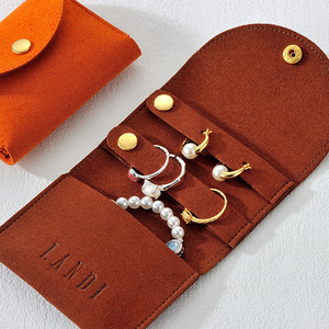 Custom Jewelry Pouch Bag <b>Gift</b> Pouch Velvet Bags Custom Jewelry Printed Logo Jewelry Packaging Bag - Product Image 1