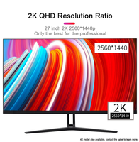 Monitor LCD 27 inci Layar Lebar FHD 240Hz Waktu Respons 1ms Monitor Komputer Lengkung Monitor Gaming 27 Inci