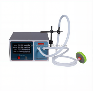 High-Flow Desktop Continuous Liquid Filling Machine Semi-Automatic Leakproof 5-3500ml Range for <b>Beer</b> Juice Essential Oils - Product Image 2