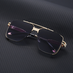 Partagas แว่นกันแดดแฟชั่นสำหรับผู้ชายแว่นกันแดด UV400ทรงสี่เหลี่ยมขนาดใหญ่ดีไซน์เนอร์ทันสมัยออกแบบโลโก้ได้ตามต้องการ - Product Image 4