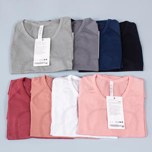 女式新款2.0科技长袖瑜伽跑步上衣透气高弹性编织带拇指孔轻质无缝印花设计 - Product Image 4