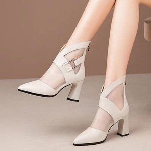 Scarpe da ballo con <span class=keywords><strong>tacco</strong></span> <span class=keywords><strong>alto</strong></span> da donna alla moda in pelle sintetica - Product Image 6