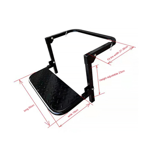 Accesorios de Pedal de coche SUV, escalón lateral recto, rueda de neumático de acero, estribos pequeños para <span class=keywords><strong>camioneta</strong></span> Universal - Product Image 1