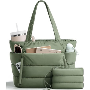 Nouveau <span class=keywords><strong>sac</strong></span> fourre-tout matelassé souple pour femme, idéal pour le <span class=keywords><strong>sport</strong></span>, les voyages, le shopping, <span class=keywords><strong>sac</strong></span> à bandoulière, <span class=keywords><strong>sac</strong></span> <span class=keywords><strong>de</strong></span> transport pour infirmière, <span class=keywords><strong>sac</strong></span> fourre-tout <span class=keywords><strong>de</strong></span> <span class=keywords><strong>sport</strong></span> - Product Image 5