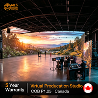 Pantalla LED COB XR para Producción Virtual P1.5 P1.8 Ultra HD a Todo Color, Alto Contraste, Empalme sin Costuras, Video Wall