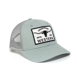 Parche bordado 3D de alta calidad logotipo personalizado 6 paneles algodón Richardson 112 malla gorra de camionero al aire libre unisex deportes país sombreros - Product Image 3