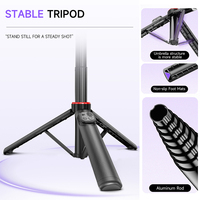 Cyke C22 Ai Face Tracking Cardanische Stabilisator 360 ° Opvouwbaar Statief En Selfiestick Met Afstandsbediening Voor Digitale Camera Vloggen