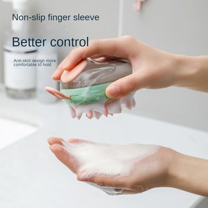 Cepillo de Ducha para Mascotas Soft Gold, Cepillo de Baño para Animales Pequeños, Suministros de Limpieza, Peine de Masaje para Perros - Product Image 4