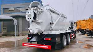 Camión Dongfeng 6x4 de 22m³ para succión y limpieza de alcantarillado, camión de chorro para alcantarillado, camión de vacío para aguas residuales, camión de limpieza de alcantarillado de alta presión - Product Image 3