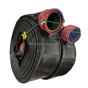 ท่อระบายน้ำ TPU ขนาด12 "16" TPU ท่อต่อแบบแบนพร้อมข้อต่อ SSS ที่มีช่องระบายน้ำท่อชลประทานทางการเกษตร - Product Image 1