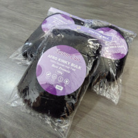 Extensions de cheveux au crochet 12 pouces 100g Ghana Curl Springy Afro Kinky Twist, Cheveux Afro Kinky en vrac bruts pour tresses et dreadlocks