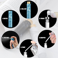 Bouteilles de parfum OMI en gros, marque Dubaï, flacons en verre de 5 ml, sérigraphie, bouchon en caoutchouc, tailles personnalisables, couleur et forme transparentes