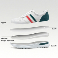 Chaussures décontractées pour hommes, rehaussantes de 7 cm, antidérapantes, style running, vente en gros d'usine