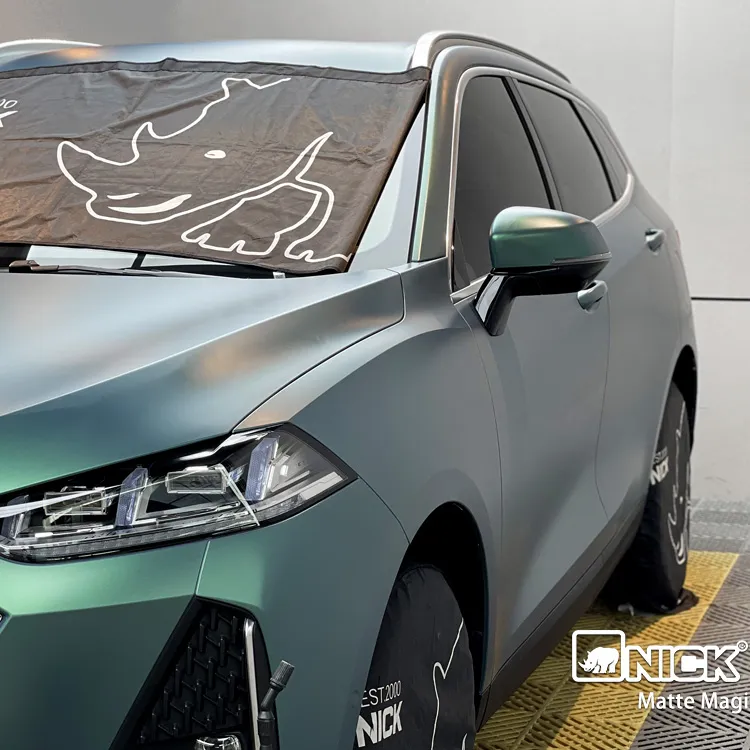 Die neue matte Jade Green Farbe Car Wrap Vinyl folie Permanente Vinyl Photo chrome Film Glitter Vinyl Tarnung