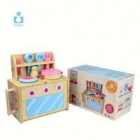 Ensemble de jeu de cuisine en bambou UDEAS, boîte d'apprentissage en bois, jouets de jeu de rôle