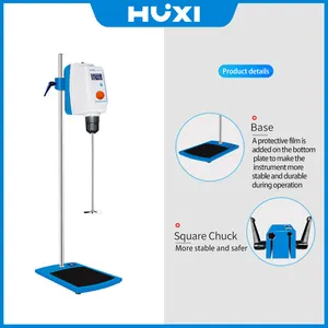 Mezclador eléctrico de bajo ruido con pantalla LCD de laboratorio, mezclador aéreo eléctrico de 20 litros, 30dB