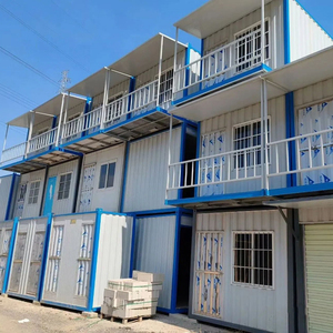 Container Phẳng Gấp Gấp Modular Kim Loại 10X20 Nhà Văn Phòng Gói Khung Phẳng Đóng Gói Container Nhà - Product Image 3