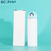 Termo SCCFMM de Acero Inoxidable para Sublimación, Botella de Agua para Impresión por Transferencia de Calor, Foto Personalizada