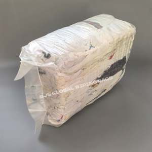 Trapos de Algodón Blancos Impresos Súper Absorbentes y Resistentes a Desgarros para Limpieza Industrial, Grado Industrial - Product Image 1