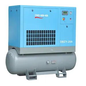 15kW 20HP 500L 16 막대기 나사 공기 압축기 레이저 절단을 위한 휴대용 전기 산업 압축기