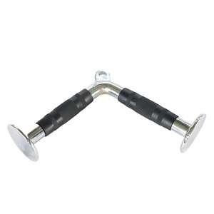 DEFINE FITNESS Gym Equipment Fitness Accessories Tricep Balanced <strong>V</strong> Shaped <strong>Bar</strong> With TPR Grips - Product Image 1