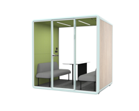 Flexspace 2025 nouveau Portable Studio bureau Pod travail insonorisé verre gousses intérieur bureau téléphone portable confidentialité Pod