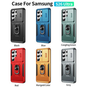 Étui de téléphone à double couche anti-chute avec support pour Samsung <span class=keywords><strong>Galaxy</strong></span> S26 <span class=keywords><strong>Ultra</strong></span> S25 Edge S23 S24 Plus <span class=keywords><strong>S22</strong></span> S21 FE, <span class=keywords><strong>coque</strong></span> de protection d'objectif - Product Image 6