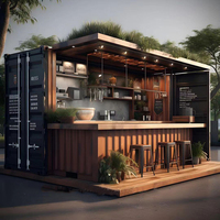 Restaurant en conteneur d'expédition Offre Spéciale de 20 pieds et 40 pieds avec conteneur de cuisine bar café conteneur de café