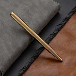 Penne in Metallo Pesante di Marca |   Articolo di Cancelleria di Lusso in Ottone con Meccanismo a Torsione, Idea Regalo per Affari, Articolo di Cancelleria Premium per Firme - Product Image 5