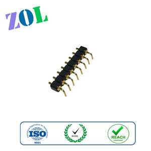 مسمار بوجو للرجال, مقاس 0.1 بوصة ، 90 درجة ، 8 دبابيس ، H7.10mm حسب الطلب - Product Image 2