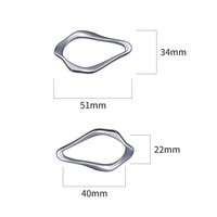 Heteroideus rond cercle boucle femmes mode Design boucle de ceinture