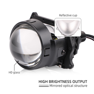 Đèn pha ô tô Bi <span class=keywords><strong>LED</strong></span> Lens siêu sáng ánh sáng trắng H4 H7 9005 Bi <span class=keywords><strong>LED</strong></span> <span class=keywords><strong>Projector</strong></span> không phá hủy <span class=keywords><strong>2.5</strong></span> inch - Product Image 3